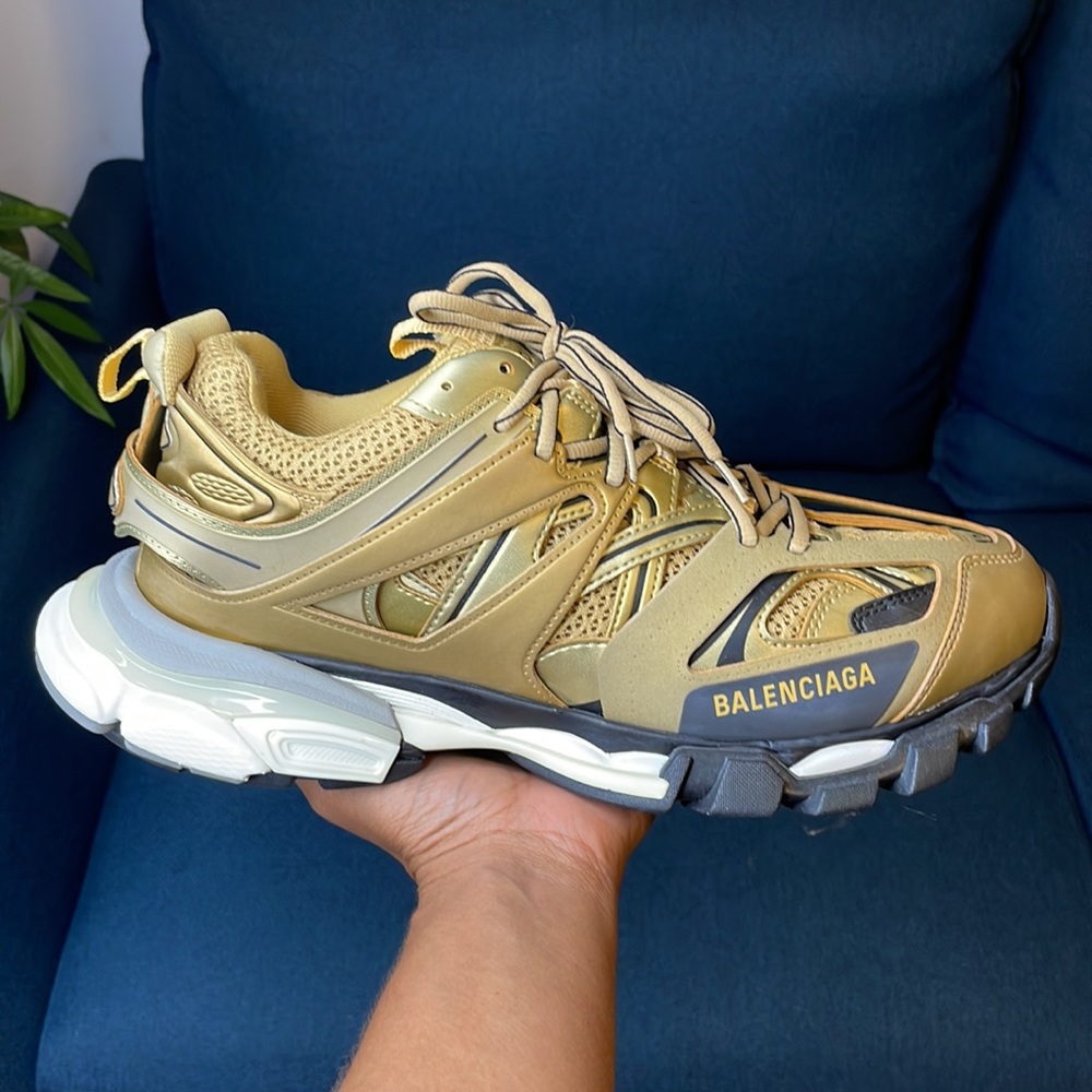 Balenciaga Track Trainer Gold